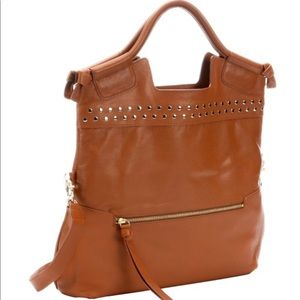 Foley and Corinna Cognac Mid City Tote